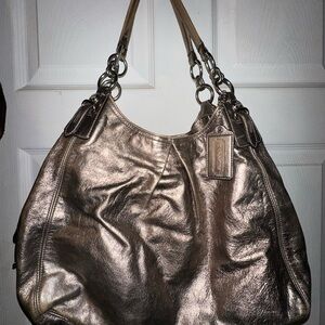Metallic Coach Bag